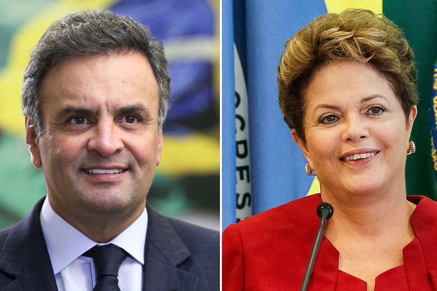 Dilma Rouseff e Aécio Neves